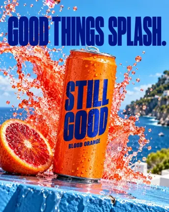Good things splash, an Anteluca campaign concept creative study